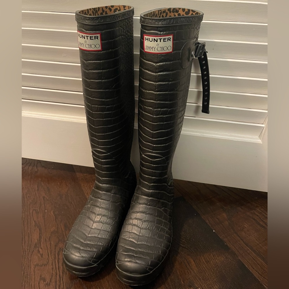 Jimmy Choo x Hunter Rain Boots